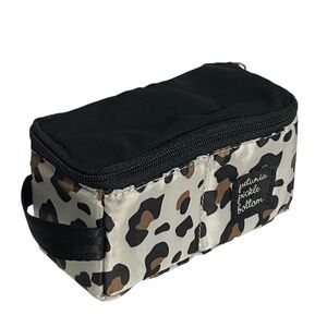Petunia Pickle Bottom small mesh zip close baby gear storage cube, small. Black